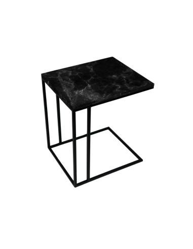 Tavolino WHISKY | Marmo Nero | Servetto divano | Dimensione Base: 40x48 cm | Altezza 55 cm