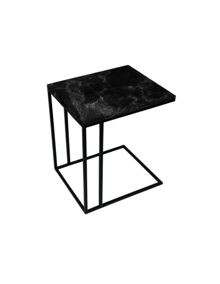 Tavolino WHISKY | Marmo Nero | Servetto divano | Dimensione Base: 40x48 cm | Altezza 55 cm