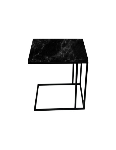 Tavolino WHISKY | Marmo Nero | Servetto divano | Dimensione Base: 40x48 cm | Altezza 55 cm