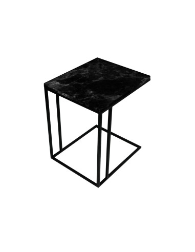 Tavolino WHISKY | Marmo Nero | Servetto divano | Dimensione Base: 40x48 cm | Altezza 55 cm