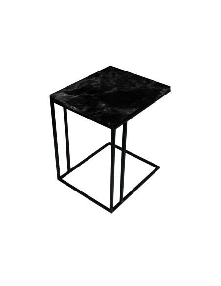 Tavolino WHISKY | Marmo Nero | Servetto divano | Dimensione Base: 40x48 cm | Altezza 55 cm