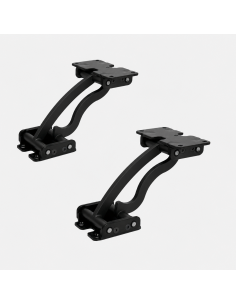 TRASLATOP 1515 | Set da 2 pz | Movimento traslaschienale Top 150-150 | Colore: Nero Opaco