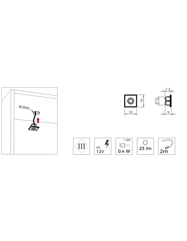 MINI POINT | Punto luce per ambienti |