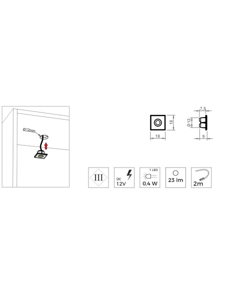 MINI POINT | Punto luce per ambienti |