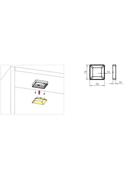 QUAD | Lampada LED per cucina |