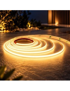 PROFILO FLEX COB | Profilo LED flessibile | Luce: Calda | Dimensioni: Lunghezza 5m - Spessore 5 mm | Voltaggio: 12V