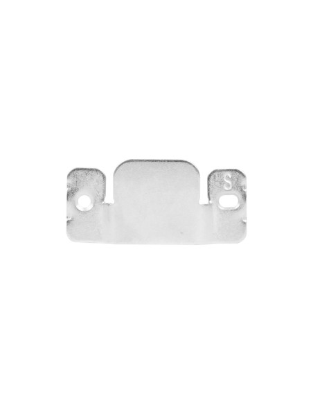 M74 | SET 4 Coppie Giunzione a Gancio + 16 viti | Metallo Zincato | Interasse 74 mm | Gancio Connettore a incastro per Divani...