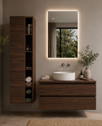 SP1 | Specchio a LED Rettangolare | Accensione Touch | Specchio Bagno Retroilluminato | Specchio da parete con illuminazione ...