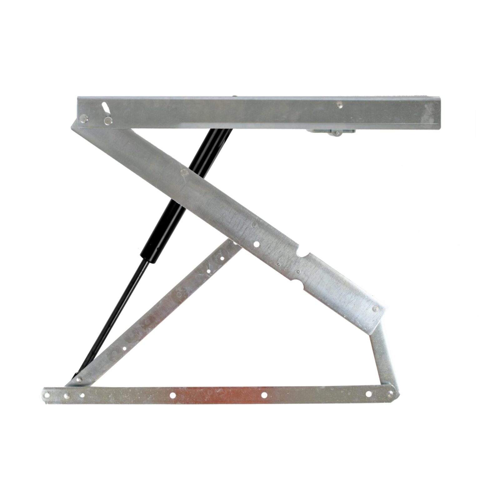 2 Pistoni A Gas Per Letto Contenitore - 1000 Newton - Attacco A Occhiello - Interasse 415 Mm - Made In Italy