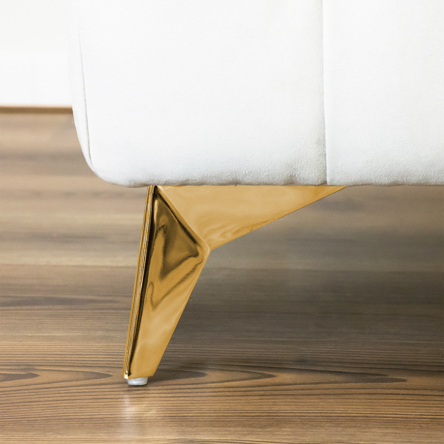 STARDUST 13 | SET da 4 Piedi e 16 viti | Oro | H.13 cm | Piedini per divani-poltrone |