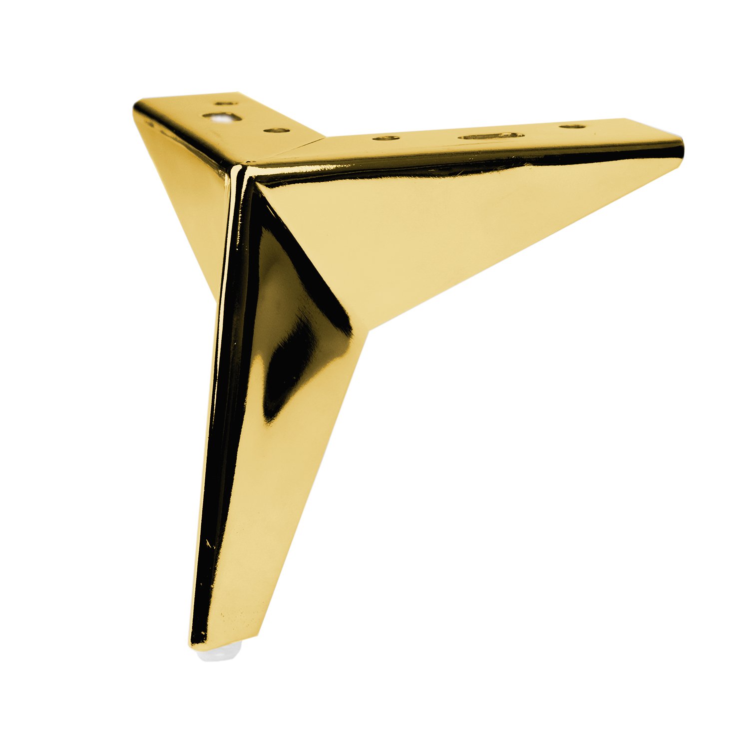 STARDUST 13 | SET da 4 Piedi e 16 viti | Oro | H.13 cm | Piedini per divani-poltrone |