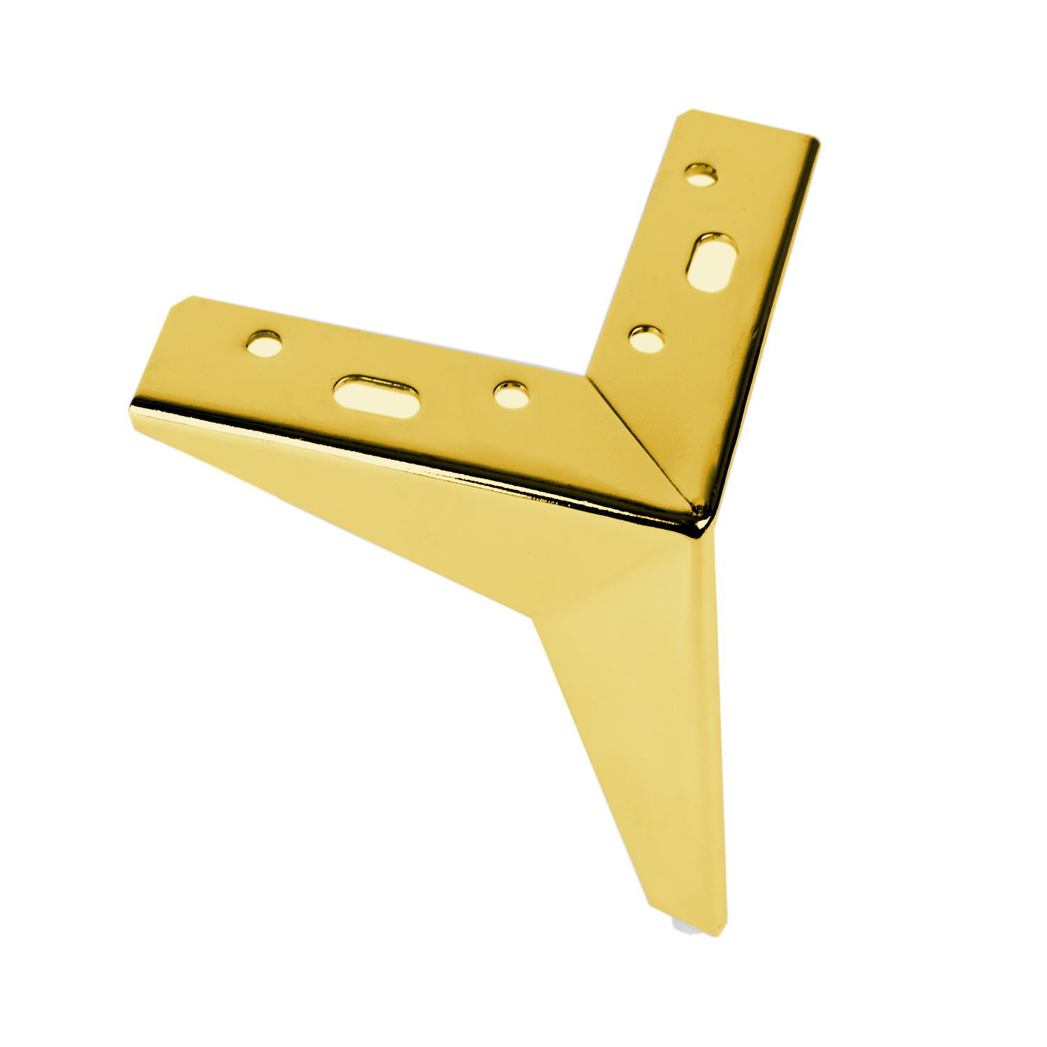 STARDUST 13 | SET da 4 Piedi e 16 viti | Oro | H.13 cm | Piedini per divani-poltrone |