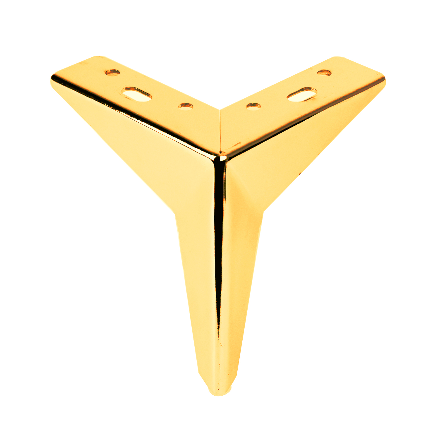 STARDUST 13 | SET da 4 Piedi e 16 viti | Oro | H.13 cm | Piedini per divani-poltrone |