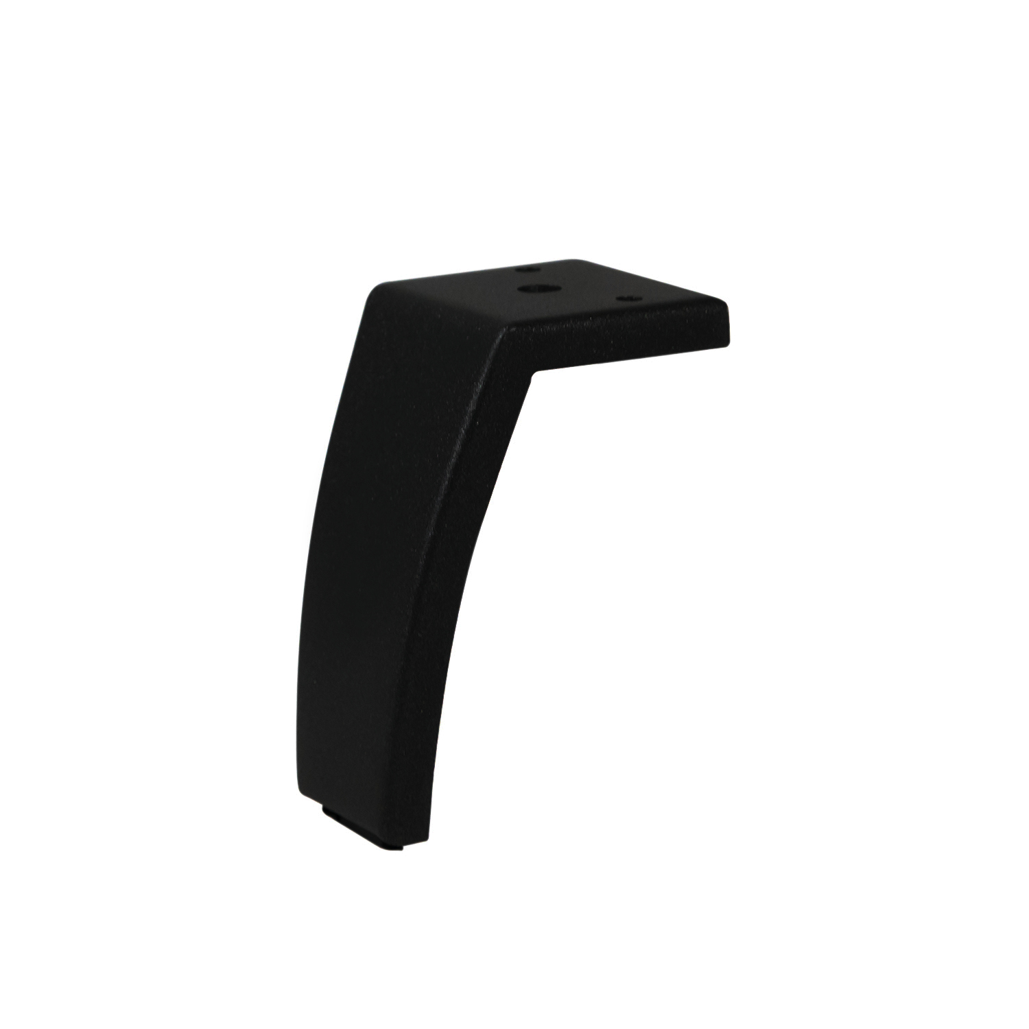 CHELSEA 381 | SET da 4 Piedi e 16 viti | Nero Opaco | H.12 cm | Piedini per divani e poltrone |