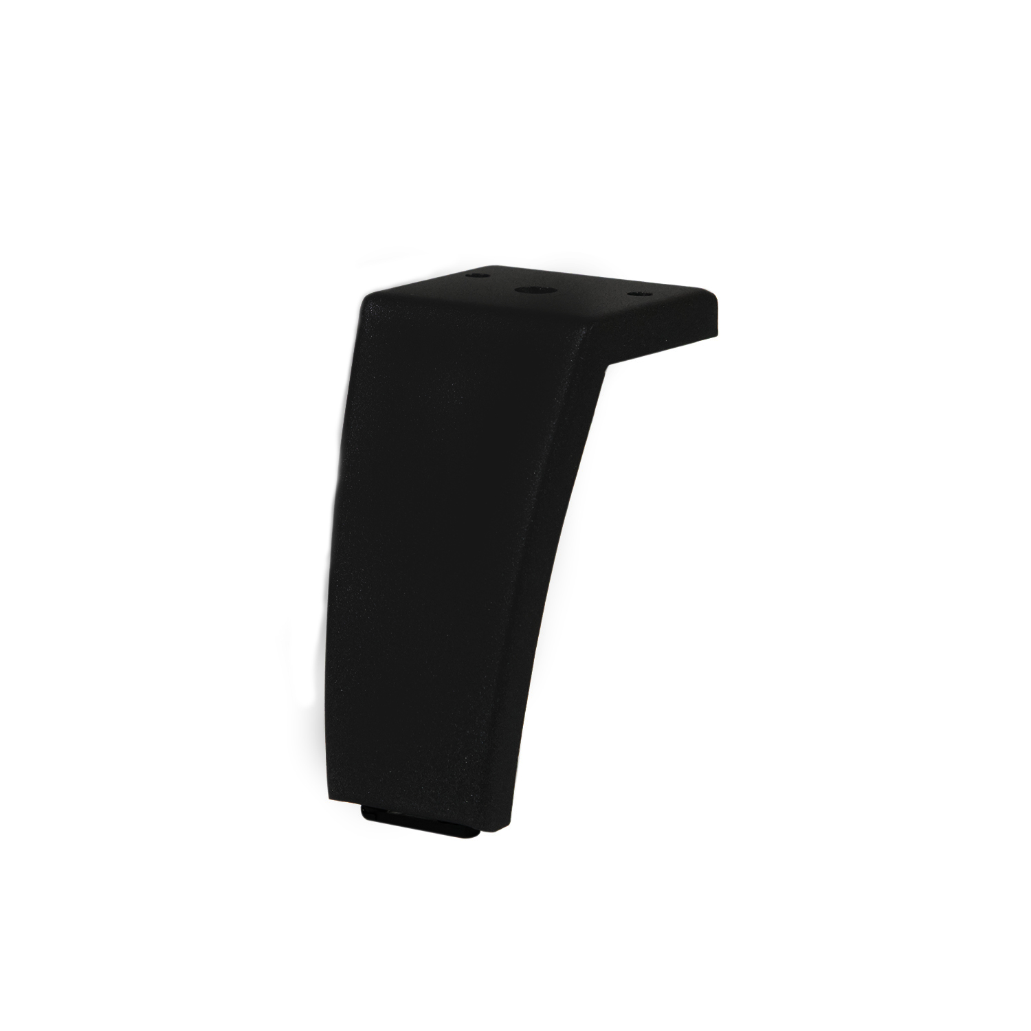 CHELSEA 381 | SET da 4 Piedi e 16 viti | Nero Opaco | H.12 cm | Piedini per divani e poltrone |