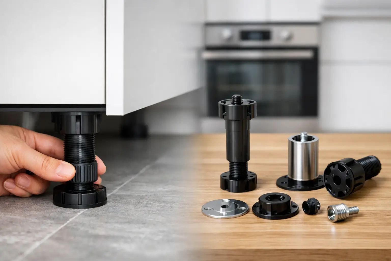 Piedini regolabili per mobili cucina: come sceglierli